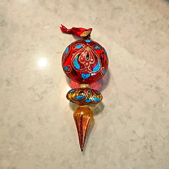 Waterford Sapphire Drop Ornament - Rare Find - Picture 4 of 8